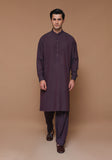 Classic Poly Viscose Deep Mahogany Classic Fit Plain Suit