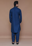 Classic Poly Viscose Moonlit Ocean Slim Fit Embroidered Suit