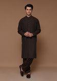 Classic Poly Viscose Night Shade Classic Fit Plain Suit