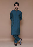 Classic Poly Viscose Sea Moss Classic Fit Embroidered Suit