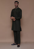 Poly Viscose Tarmac Slim Fit Embroidered Suit