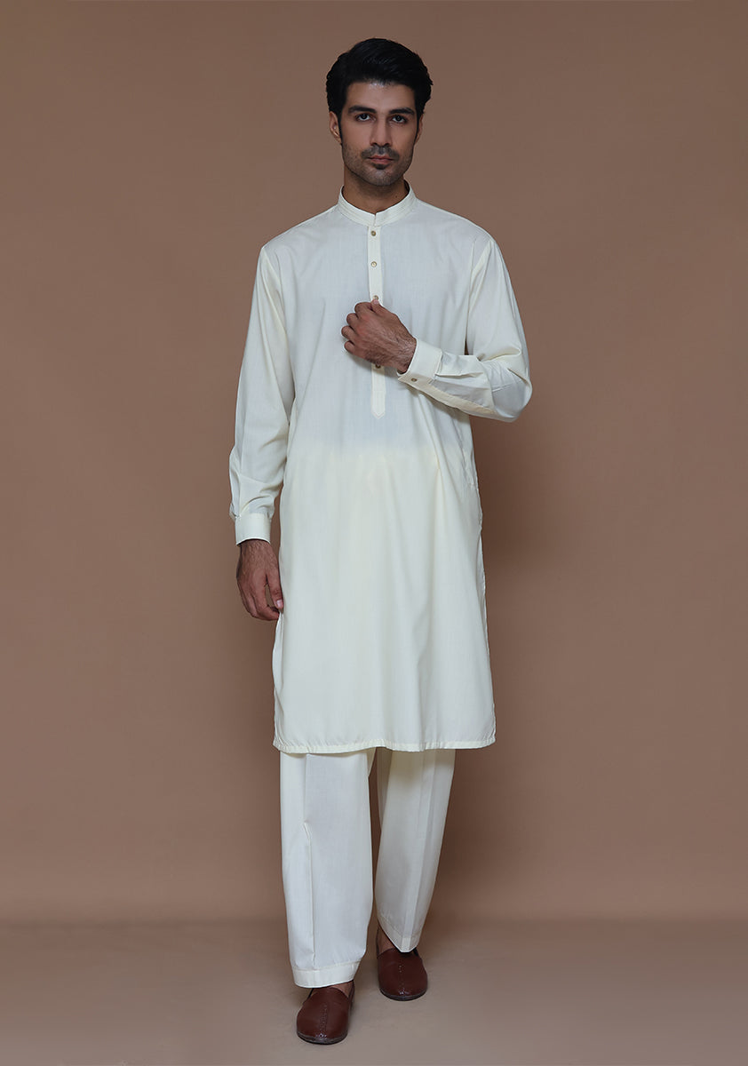 PV Vanilla Ice Classic Fit Plain Kameez Shalwar