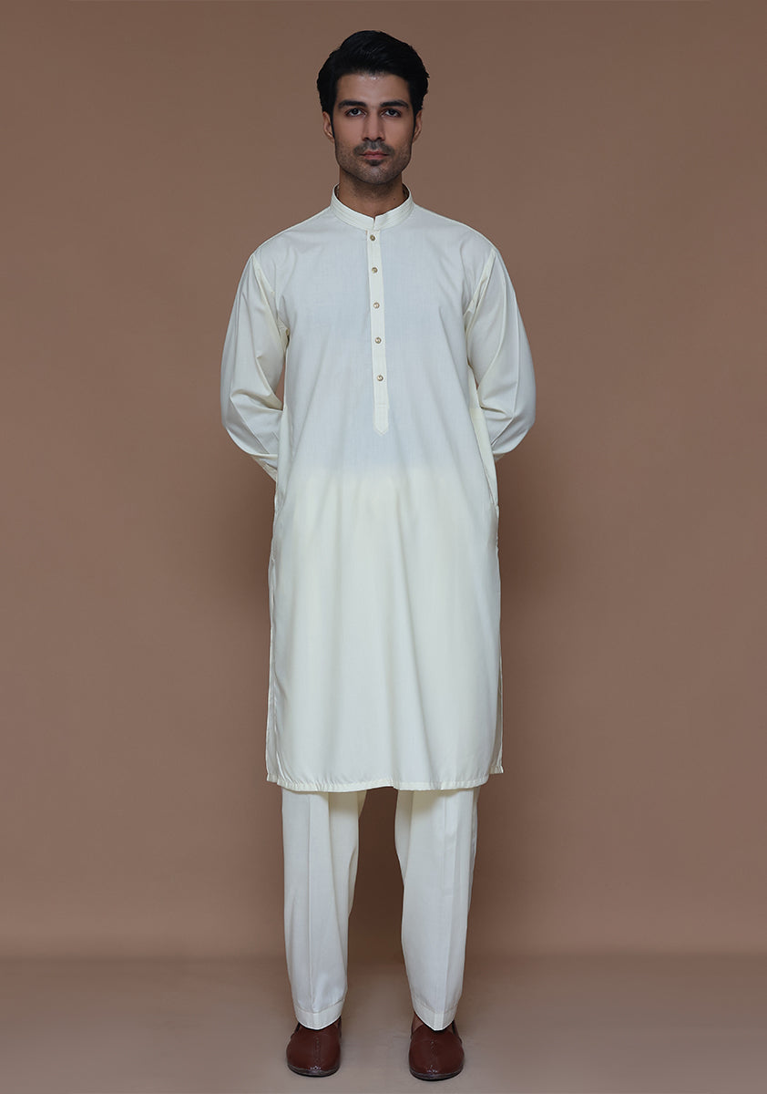PV Vanilla Ice Classic Fit Plain Kameez Shalwar