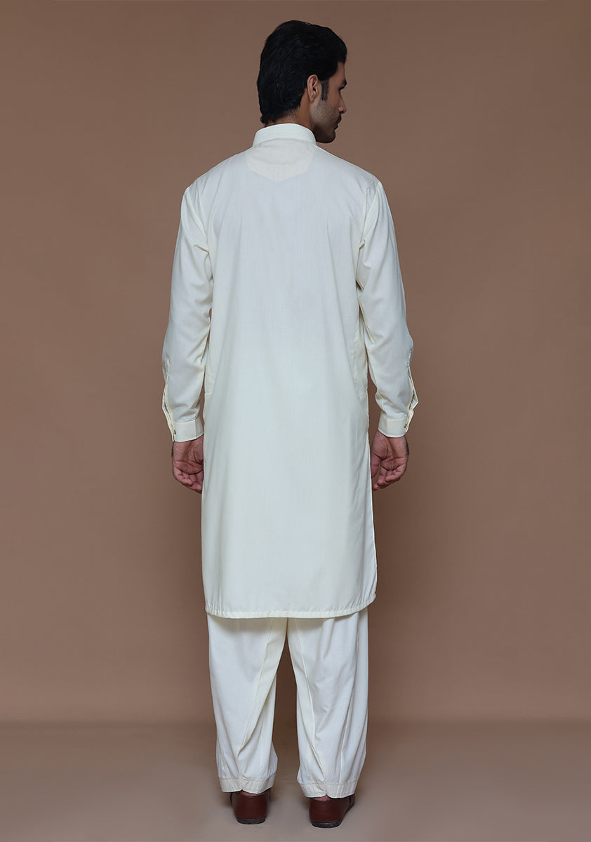 PV Vanilla Ice Classic Fit Plain Kameez Shalwar