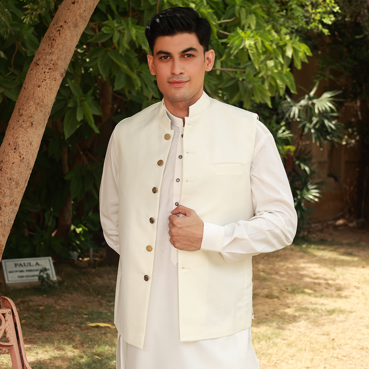 Classic Suiting Vanilla Ice Traditional Waistcoat