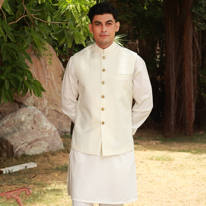 Classic Suiting Vanilla Ice Traditional Waistcoat