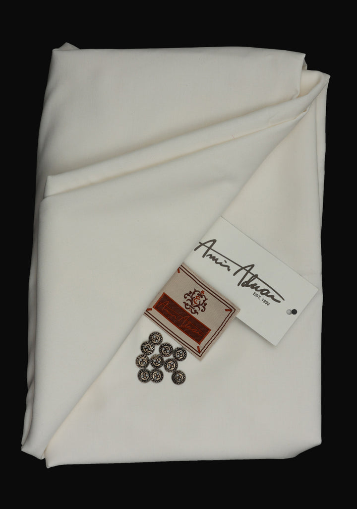 Poly Viscose Cloud Dancer Fabric