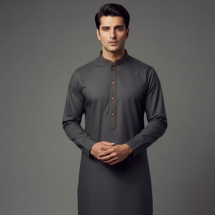 PV Ebony Classic Fit EMB Slightly Defected Suit