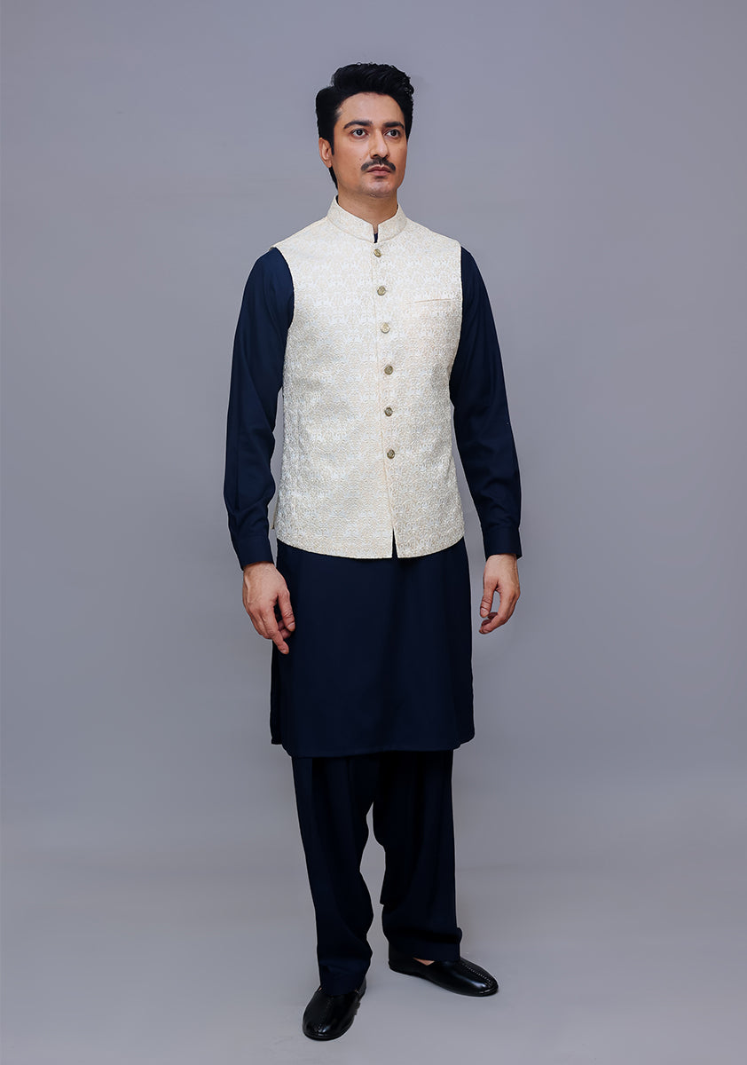 Classic Satin Silk Pristine Traditional Waistcoat