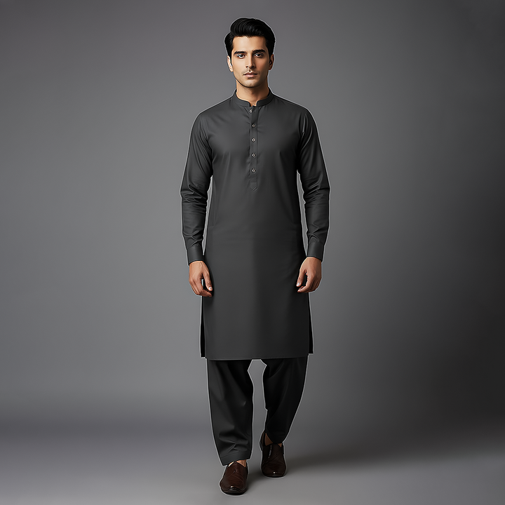 Poly Viscose Tap Shoe Classic Fit Plain Suit