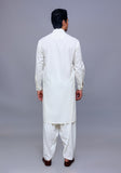 Basic Poly Viscose  Antique White Classic Fit Suit