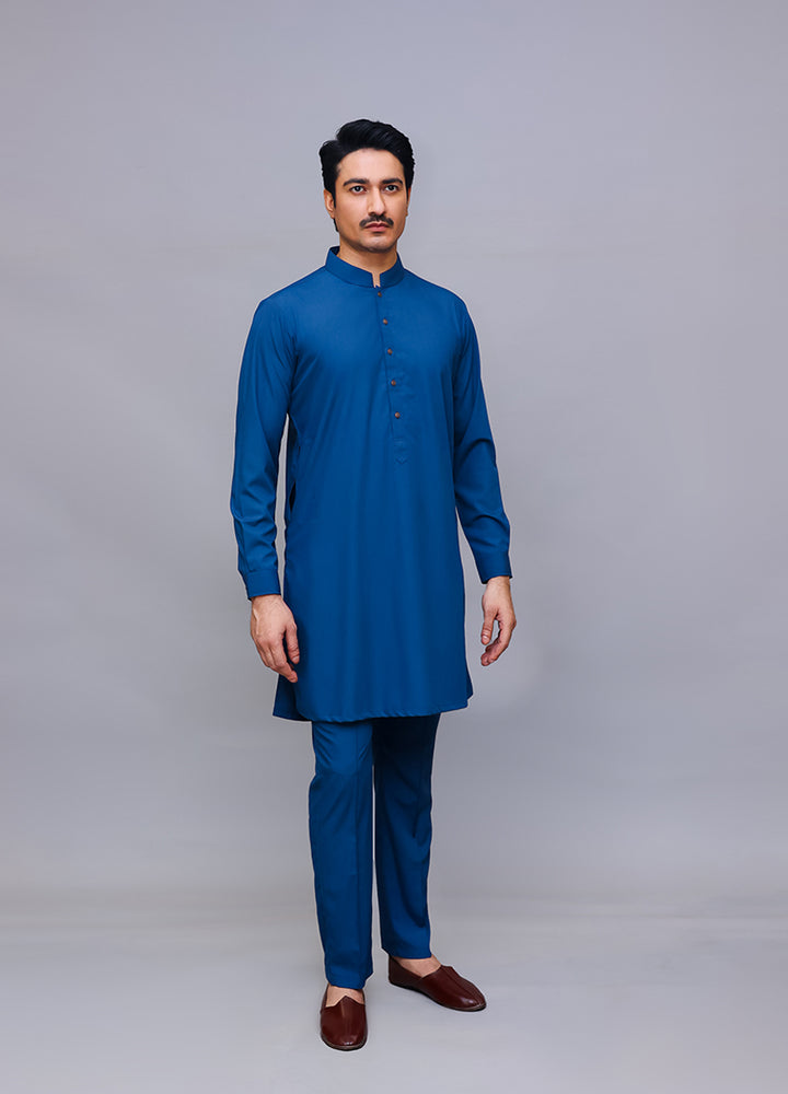 Basic Poly Viscose Stellar Slim Fit Suit