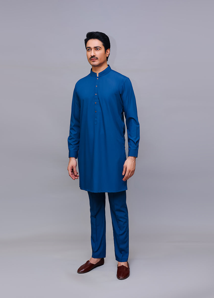 Basic Poly Viscose Stellar Slim Fit Suit