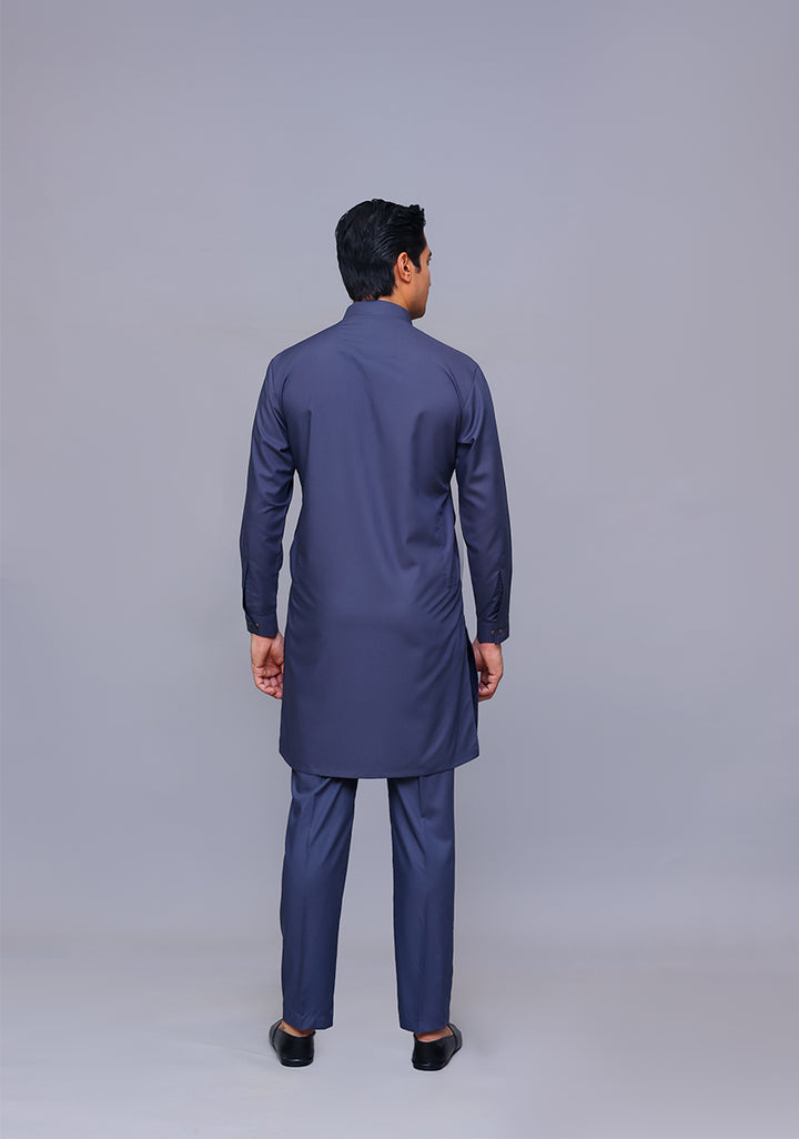 Basic Poly Viscose Magnet Slim Fit Suit