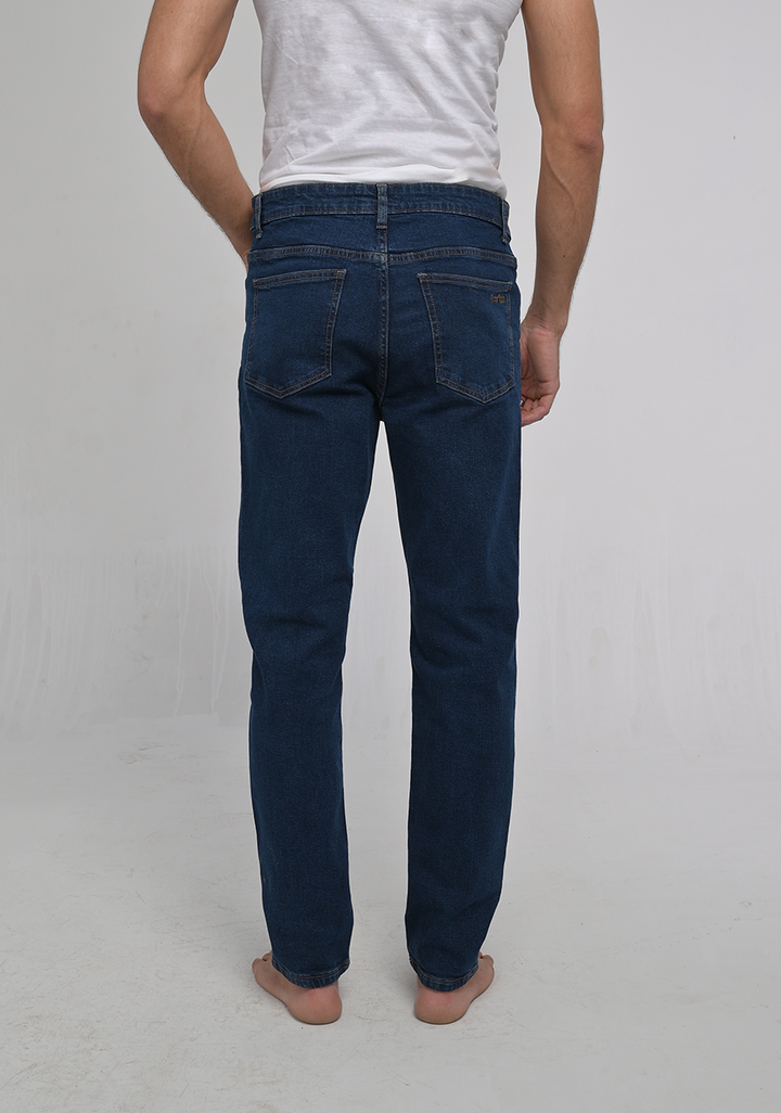Basic Denim Slim Fit Blue Pant
