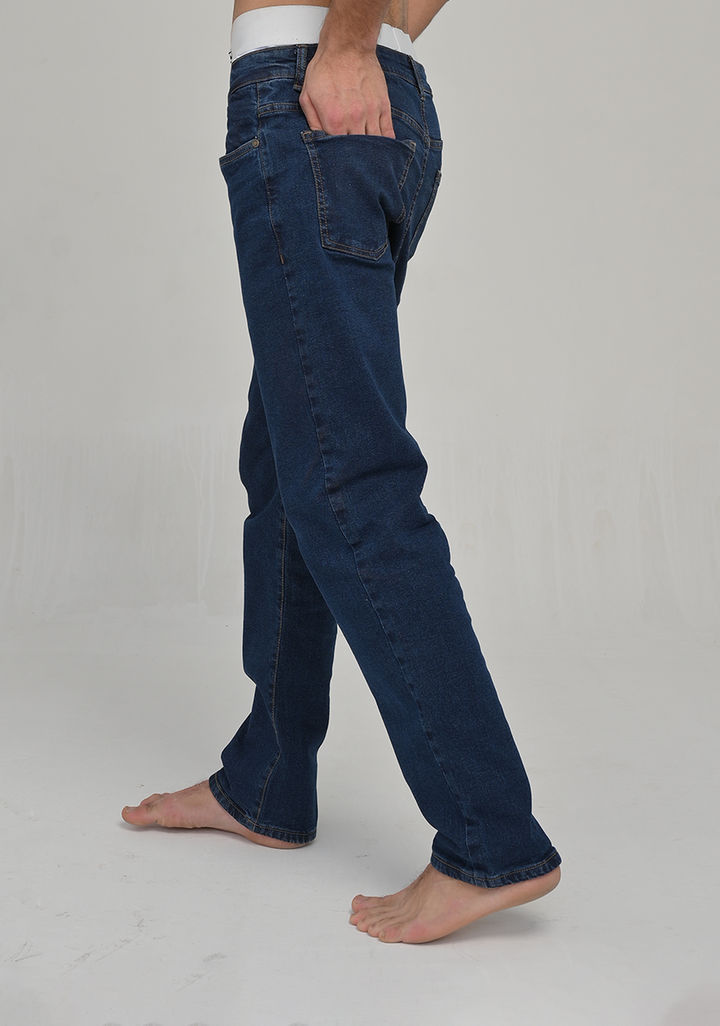 Denim Classic Fit Blue Pant