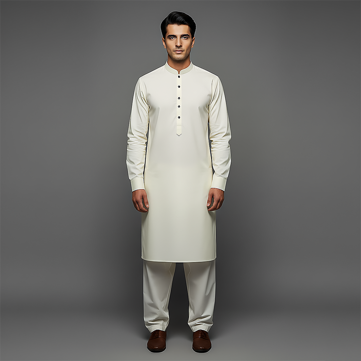 Poly Viscose Vanilla Ice Classic Fit Suit