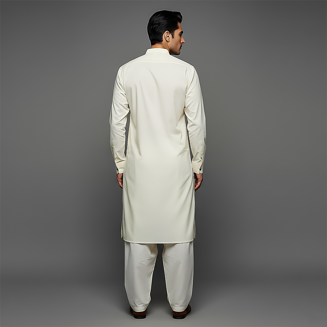 Poly Viscose Vanilla Ice Classic Fit Suit