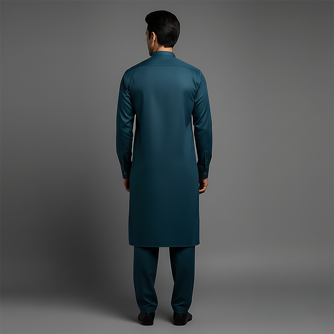 Poly Viscose Reflecting Pond Classic Fit Suit