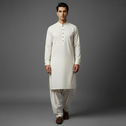 PV Vanilla Ice Classic Fit Plain Kameez Shalwar
