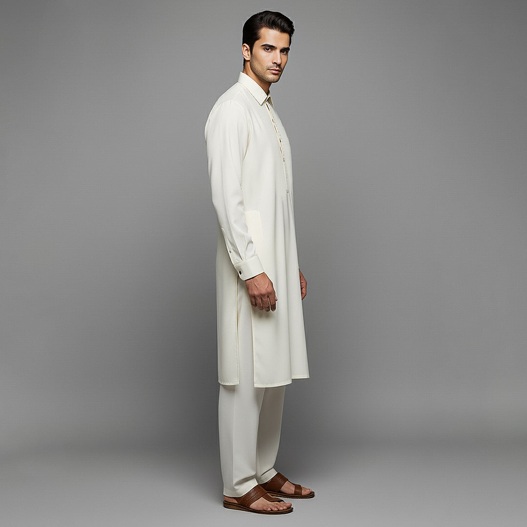 Poly Viscose Vanilla Ice Classic Fit Suit