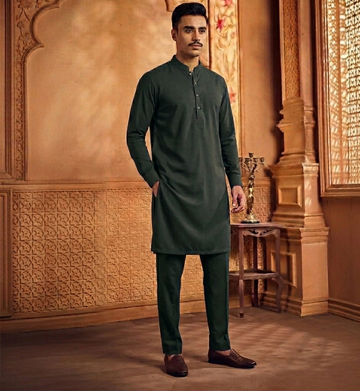 Poly Viscose Scarab Slim Fit Suit