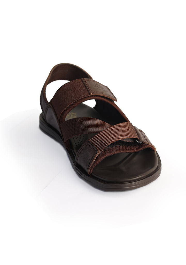 Men's Classic Leather Brown Sandal
