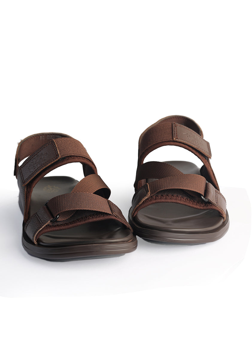Men's Classic Leather Brown Sandal