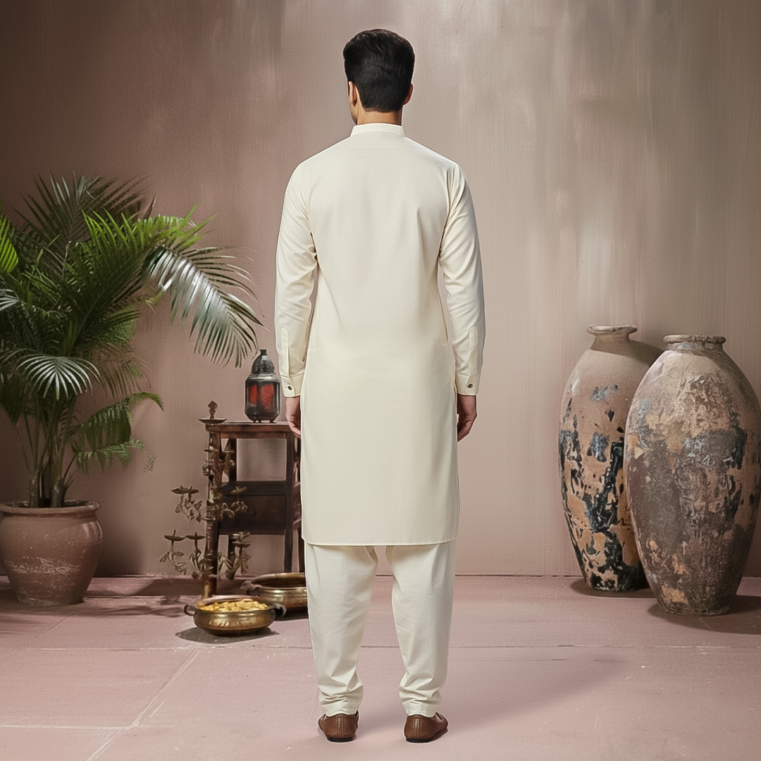 Poly Viscose Vanilla Ice Classic Fit Suit