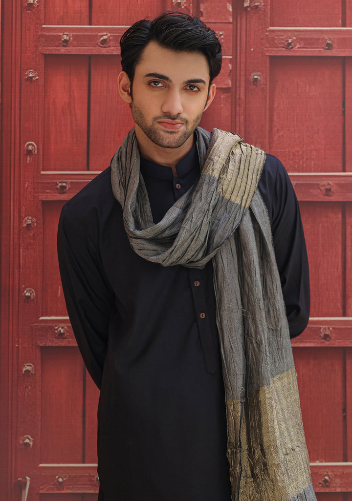 Jamawar Chateau Grey Stole