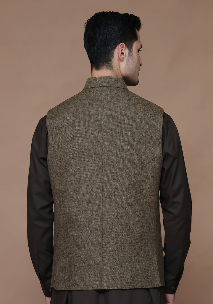 Jute Kangaroo Traditional Waistcoat