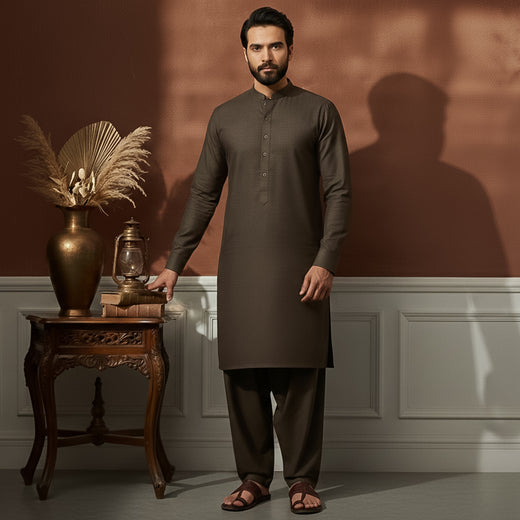 Poly Viscose Bungee Cord Classic Fit Suit