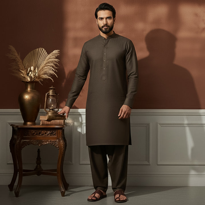 Poly Viscose Bungee Cord Classic Fit Suit