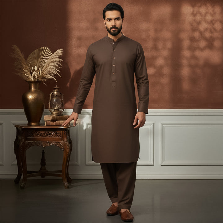 Poly Viscose Fudge Classic Fit Suit