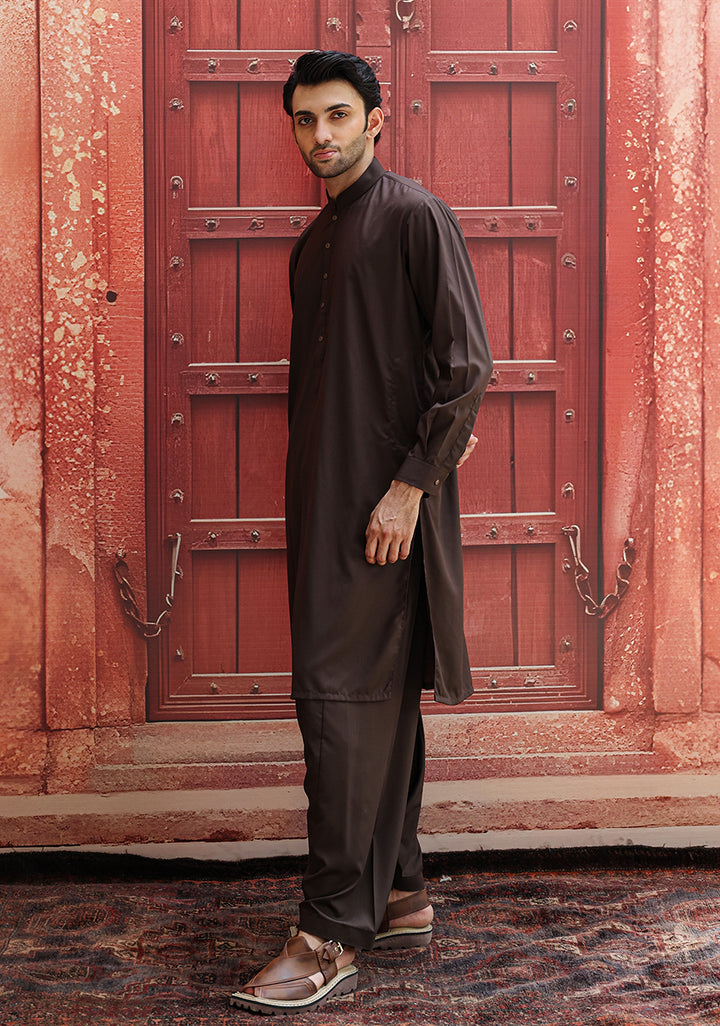 Poly Viscose Java  Classic Fit Suit