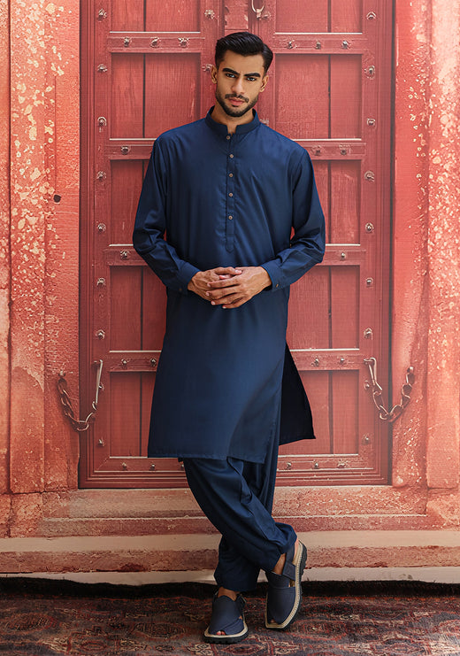 PV Moonlit Ocean Classic Fit Plain Kameez Shalwar