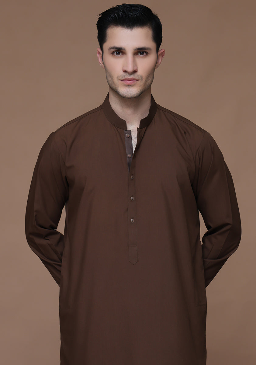 Poly Viscose Rain Drum Classic Fit Suit