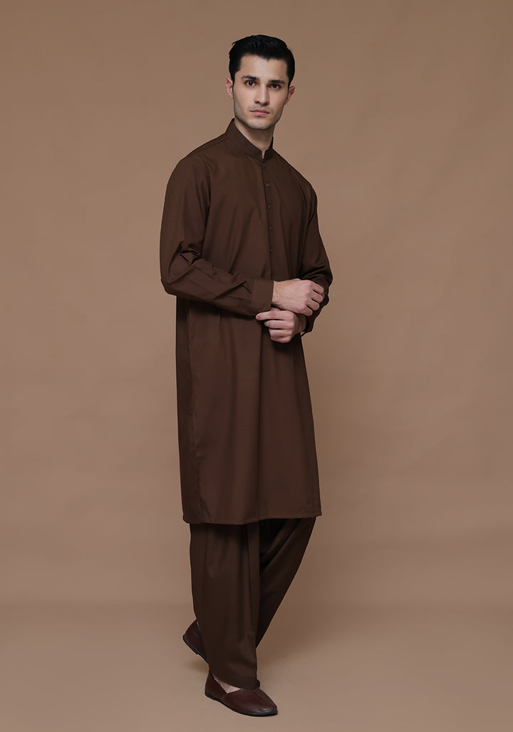 Poly Viscose Rain Drum Classic Fit Suit