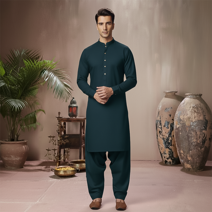 Poly Viscose Reflecting Pond Classic Fit Suit