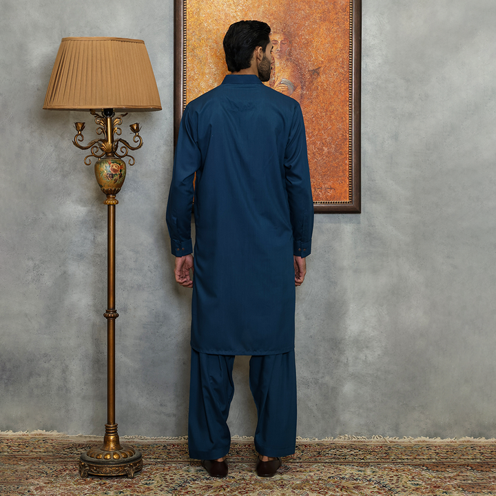 Poly Viscose Reflecting Pond Classic Fit Suit