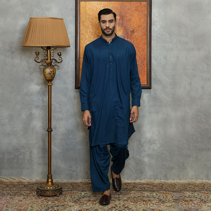 Poly Viscose Reflecting Pond Classic Fit Suit