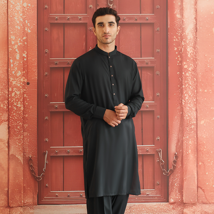 Poly Viscose Scarab  Classic Fit Suit