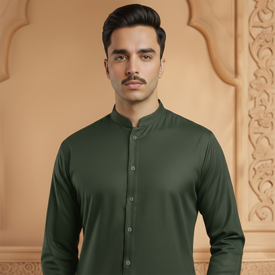 Poly Viscose Scarab Slim Fit Suit