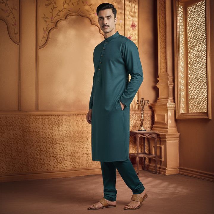 Poly Viscose Scarab Slim Fit Suit