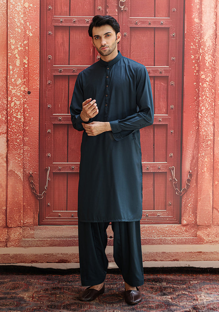 Poly Viscose Scarab Slim Fit Suit