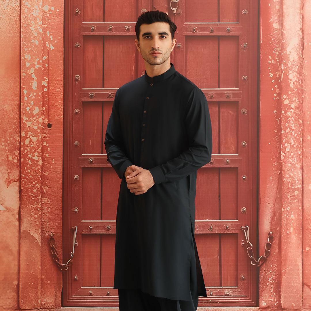 Poly Viscose Scarab Slim  Fit Suit
