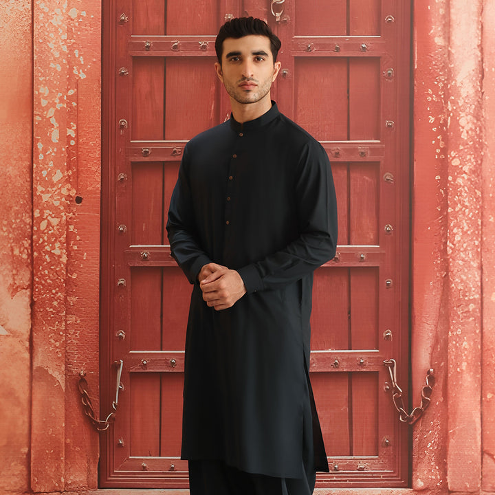 Poly Viscose Scarab Slim  Fit Suit