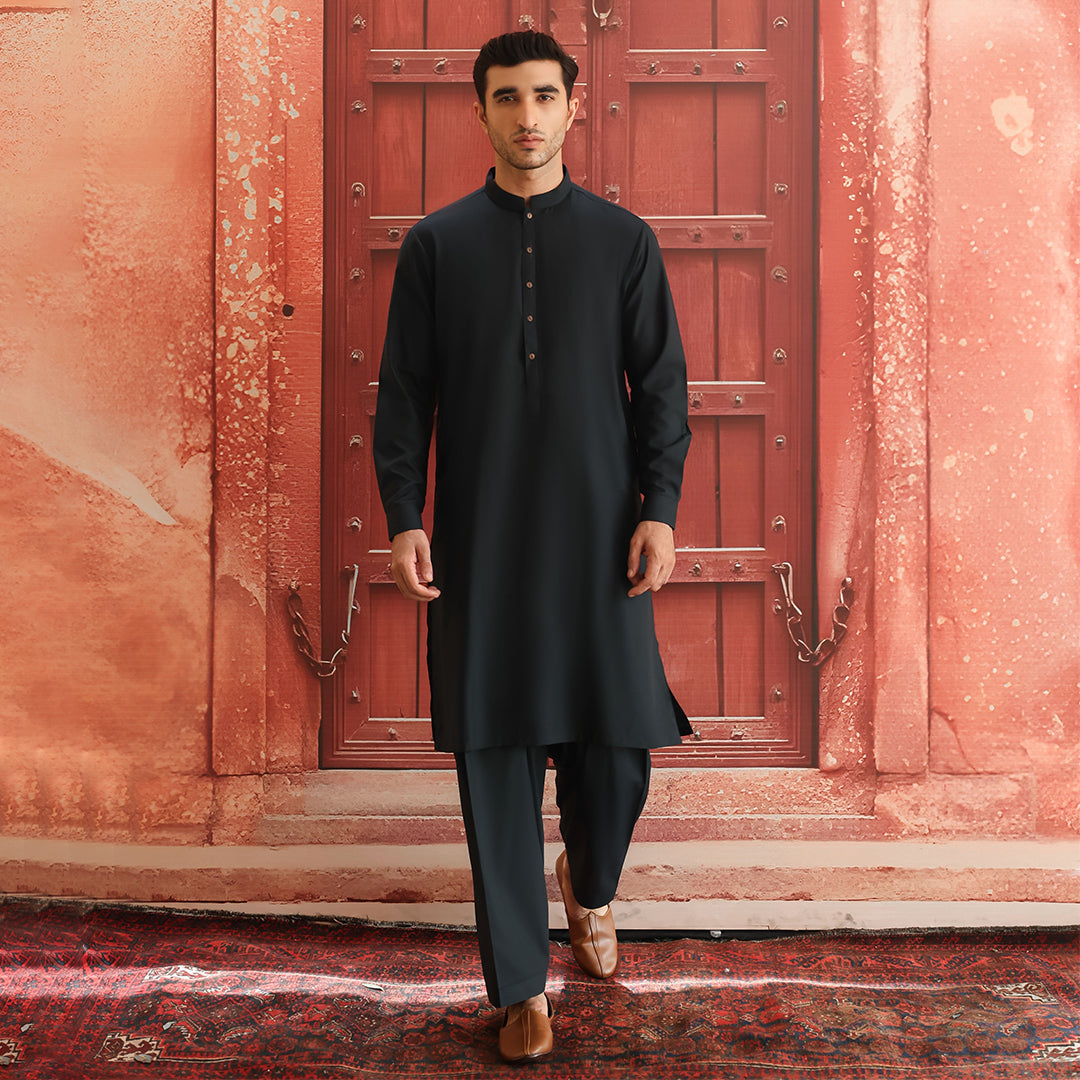 Poly Viscose Scarab Slim  Fit Suit