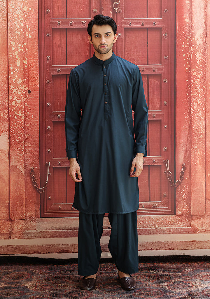 Poly Viscose Scarab Slim Fit Suit