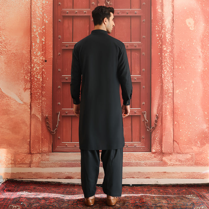 Poly Viscose Scarab Slim  Fit Suit
